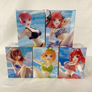 【中古】【開封品】【セット】映画 五等分の花嫁　Aqua Float Girlsフィギュア　中野一花/二乃/三玖/四葉/五月＜フィギュア＞（代引き不可）6541