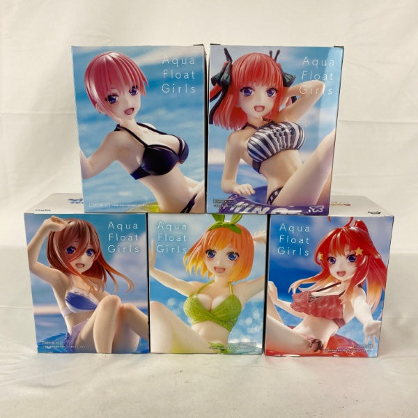 【中古】【開封品】【セット】映画 五等分の花嫁　Aqua Float Girlsフィギュア　中野一花/二乃/三玖/四葉/五月＜フィギュア＞（代引き不可）6541