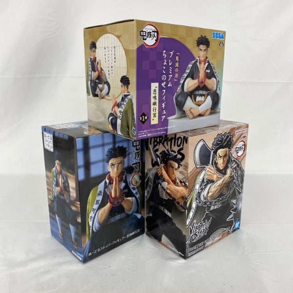 【中古】【未開封】【セット】アニメ「鬼滅の刃」 ちょこのせプレミアム/ぬーどるストッパー/VIBRATION STARS 悲鳴嶼行冥＜フィギュア＞（代引き不可）6541