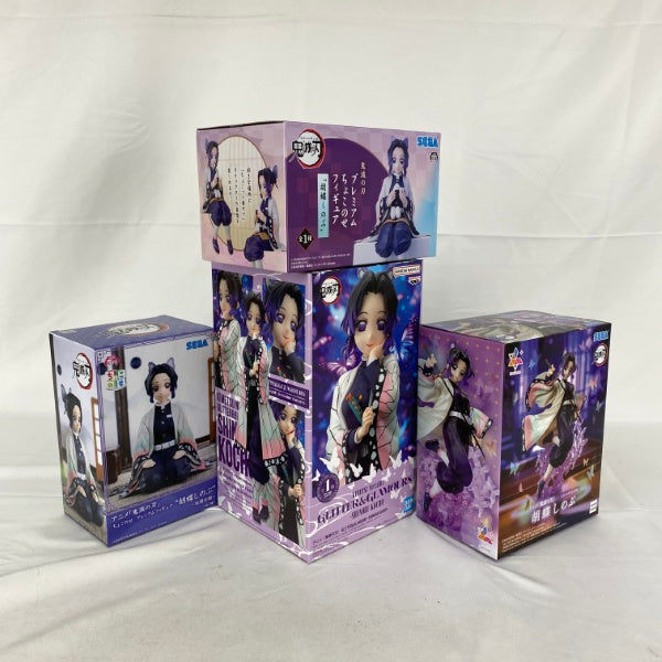 【中古】【未開封】【セット】アニメ 鬼滅の刃 胡蝶しのぶ プライズフィギュア 4点＜フィギュア＞（代引き不可）6541