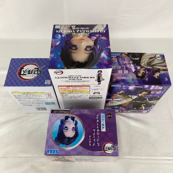 【中古】【未開封】【セット】アニメ 鬼滅の刃 胡蝶しのぶ プライズフィギュア 4点＜フィギュア＞（代引き不可）6541