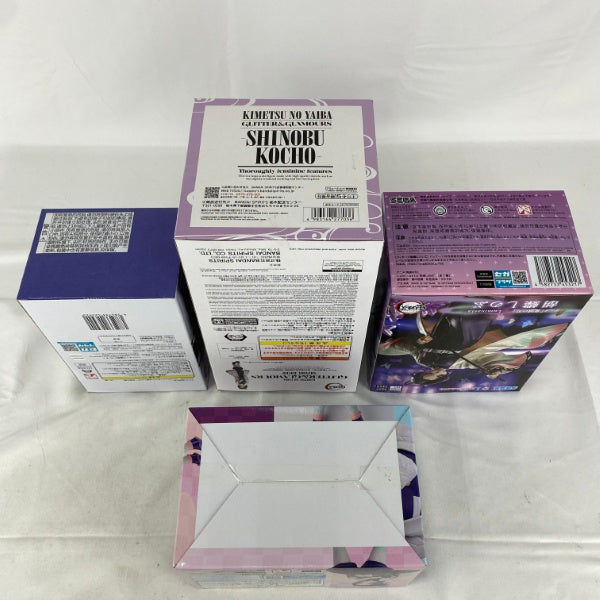 【中古】【未開封】【セット】アニメ 鬼滅の刃 胡蝶しのぶ プライズフィギュア 4点＜フィギュア＞（代引き不可）6541