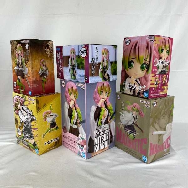 【中古】【未開封】【セット】アニメ 鬼滅の刃 甘露時密璃 プライズフィギュアA 6点＜フィギュア＞（代引き不可）6541