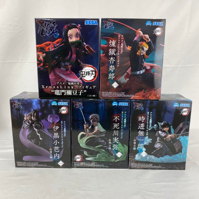 【中古】【未開封】【セット】アニメ 鬼滅の刃 XrossLink フィギュア 5点＜フィギュア＞（代引き不可）6541