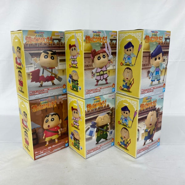 【中古】【未開封】【セット】映画クレヨンしんちゃん 超華麗！灼熱のカスカベ〜 カスカベ防衛隊フィギュアvol.1〜3　6点＜フィギュア＞（代引き不可）6541