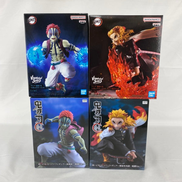 【中古】【未開封】【セット】アニメ「鬼滅の刃」煉獄杏寿郎 猗窩座 プライズフィギュア 4点＜フィギュア＞（代引き不可）6541
