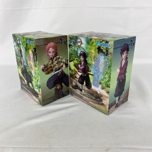 【中古】【未開封】【セット】アニメ「鬼滅の刃」XrossLinkフィギュア“幼少期の錆兎”/“幼少期の冨岡義勇” 2点＜フィギュア＞（代引き不可）6541