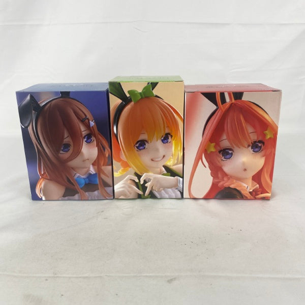 【中古】【未開封】【セット】五等分の花嫁＊ Desktop Cute フィギュア 中野三玖/中野四葉/中野五月 〜バニーver.〜 3点＜フィギュア＞（代引き不可）6541