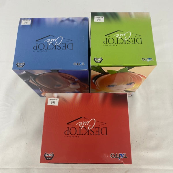 【中古】【未開封】【セット】五等分の花嫁＊ Desktop Cute フィギュア 中野三玖/中野四葉/中野五月 〜バニーver.〜 3点＜フィギュア＞（代引き不可）6541