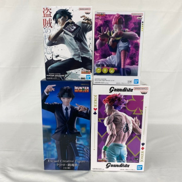 【中古】【未開封】【セット】HUNTER×HUNTER ヒソカ/クロロ プライズフィギュア 4点＜フィギュア＞（代引き不可）6541
