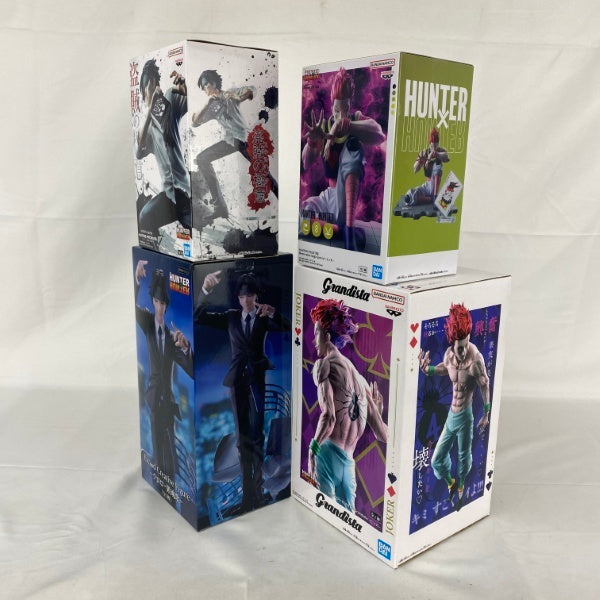 【中古】【未開封】【セット】HUNTER×HUNTER ヒソカ/クロロ プライズフィギュア 4点＜フィギュア＞（代引き不可）6541