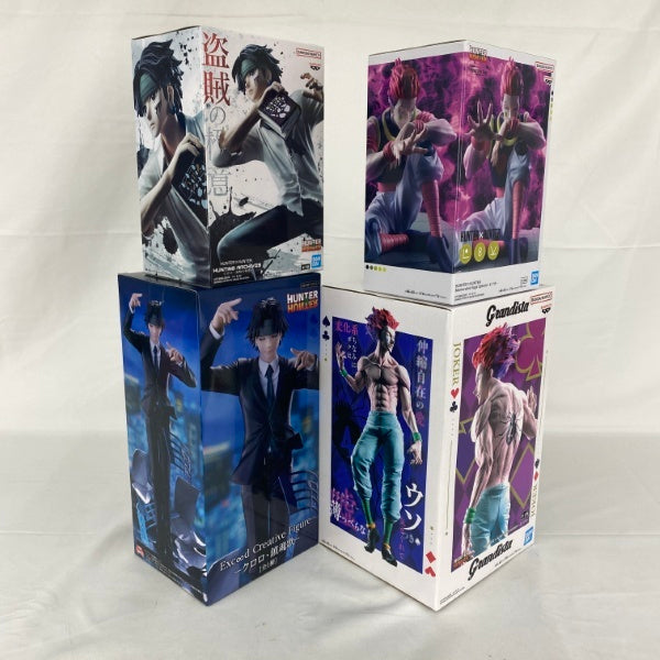 【中古】【未開封】【セット】HUNTER×HUNTER ヒソカ/クロロ プライズフィギュア 4点＜フィギュア＞（代引き不可）6541