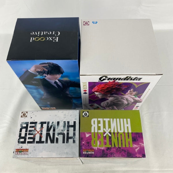 【中古】【未開封】【セット】HUNTER×HUNTER ヒソカ/クロロ プライズフィギュア 4点＜フィギュア＞（代引き不可）6541