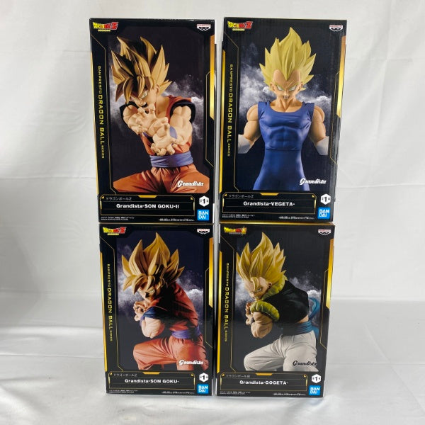 【中古】【未開封】【セット】ドラゴンボールZ Grandista-SON GOKU/VEGETA/GOGETA/SON GOKU--　4点＜フィギュア＞（代引き不可）6541