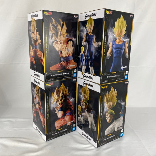 【中古】【未開封】【セット】ドラゴンボールZ Grandista-SON GOKU/VEGETA/GOGETA/SON GOKU--　4点＜フィギュア＞（代引き不可）6541