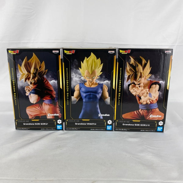 【中古】【未開封】【セット】ドラゴンボールZ Grandista-SON GOKU/VEGETA/SON GOKU--　3点＜フィギュア＞（代引き不可）6541