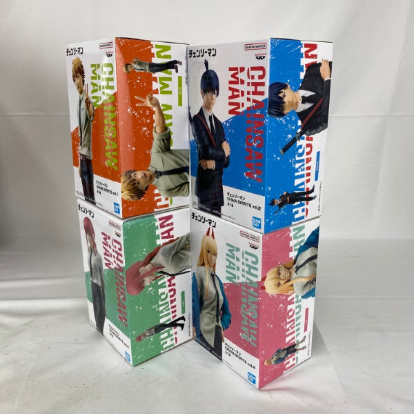 【中古】【未開封】【セット】「チェンソーマン」 CHAIN SPIRITS vol.1〜4(デンジ、早川アキ、マキマ、パワー) 4点＜フィギュア＞（代引き不可）6541