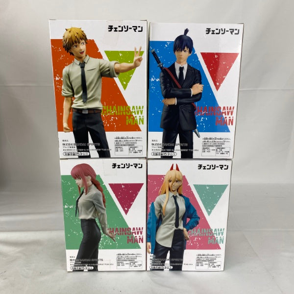 【中古】【未開封】【セット】「チェンソーマン」 CHAIN SPIRITS vol.1〜4(デンジ、早川アキ、マキマ、パワー) 4点＜フィギュア＞（代引き不可）6541