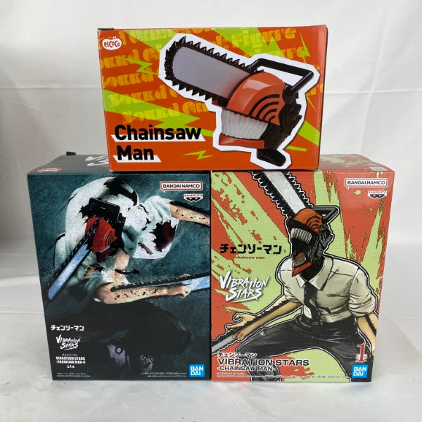 【中古】【未開封】【セット】「チェンソーマン」 プライズフィギュア CHAINSAW MAN A 3点＜フィギュア＞（代引き不可）6541