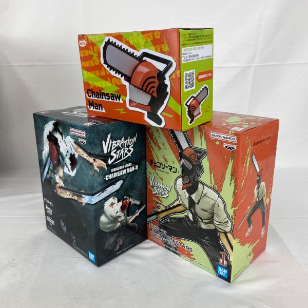 【中古】【未開封】【セット】「チェンソーマン」 プライズフィギュア CHAINSAW MAN A 3点＜フィギュア＞（代引き不可）6541