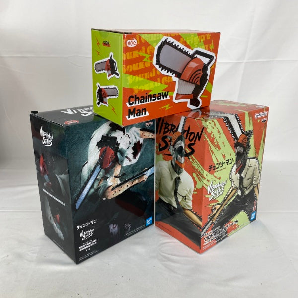 【中古】【未開封】【セット】「チェンソーマン」 プライズフィギュア CHAINSAW MAN A 3点＜フィギュア＞（代引き不可）6541