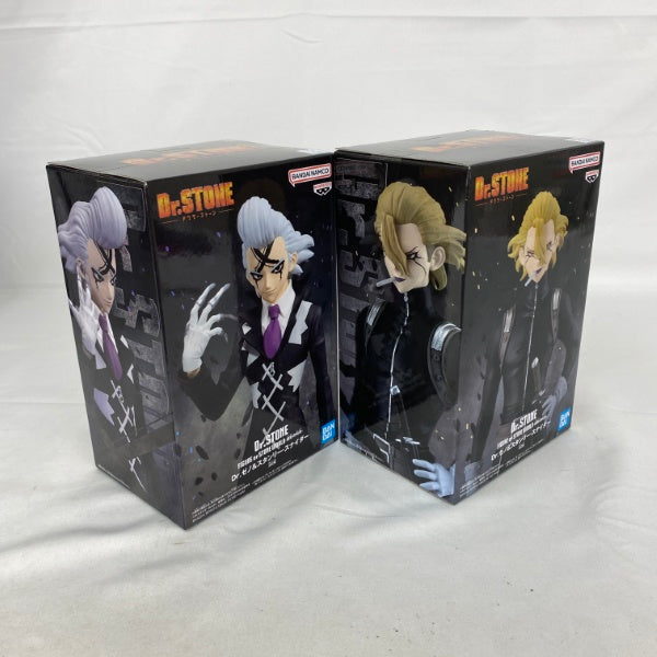 【中古】【未開封】【セット】「Dr.STONE」 FIGURE of STONE WORLD-造形の科学-Dr.ゼノ＆スタンリー・スナイダー 2点A＜フィギュア＞（代引き不可）6541