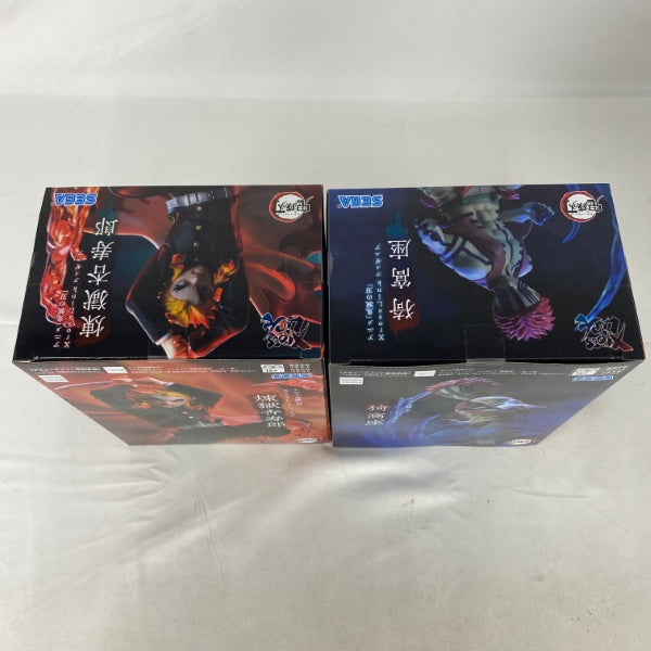 【中古】【未開封】【セット】アニメ「鬼滅の刃」XrossLink フィギュア 猗窩座/煉獄杏寿郎＜フィギュア＞（代引き不可）6541