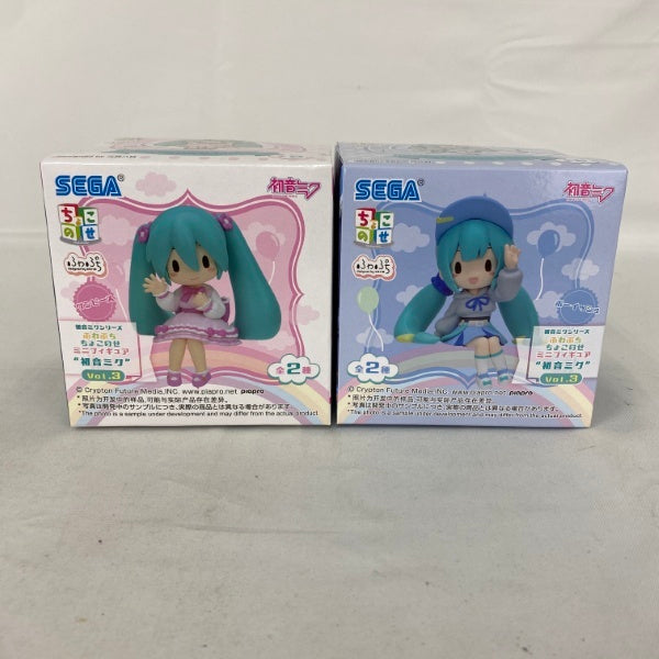 【中古】【未開封】【セット】初音ミクシリーズ ふわぷちちょこのせミニフィギュア “初音ミク”Vol.3 2点＜フィギュア＞（代引き不可）6541