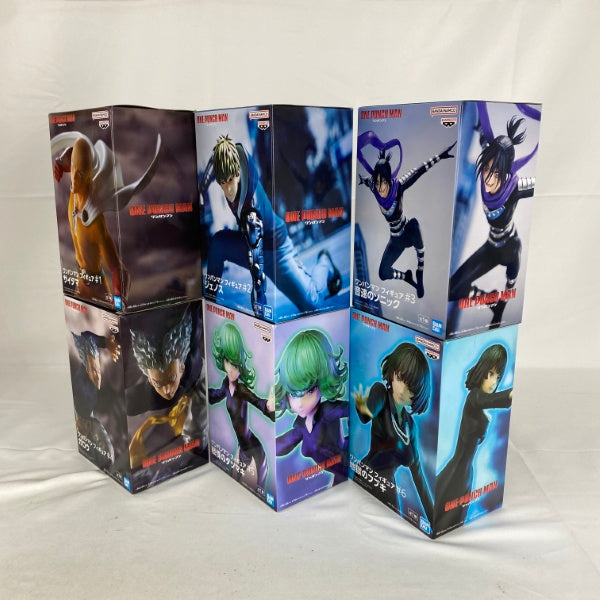 【中古】【未開封】【セット】ワンパンマン フィギュア＃1〜6 サイタマ/ジェノス/ソニック/ガロウ/タツマキ/フブキ　6点＜フィギュア＞（代引き不可）6541