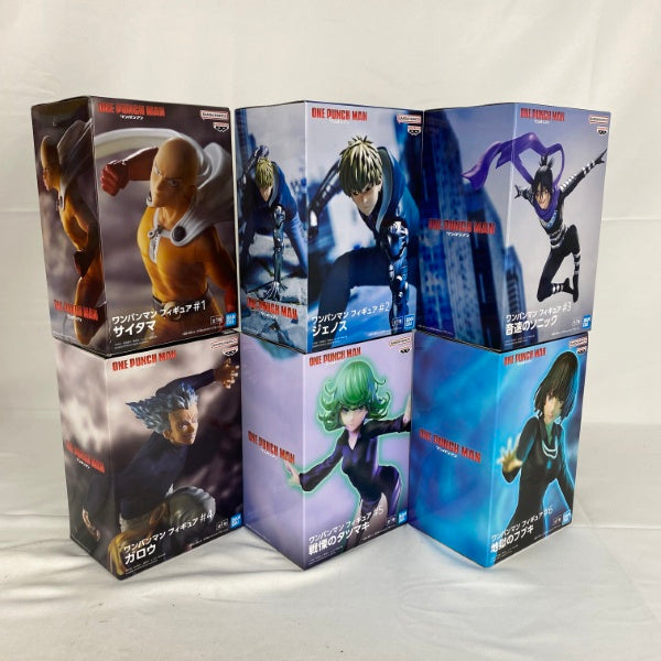 【中古】【未開封】【セット】ワンパンマン フィギュア＃1〜6 サイタマ/ジェノス/ソニック/ガロウ/タツマキ/フブキ　6点＜フィギュア＞（代引き不可）6541