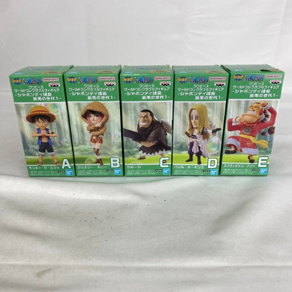 【中古】【未開封】全5種セット 「ワンピース」 ワールドコレクタブルフィギュア-シャボンディ諸島 最悪の世代1-＜フィギュア＞（代引き不可）6541