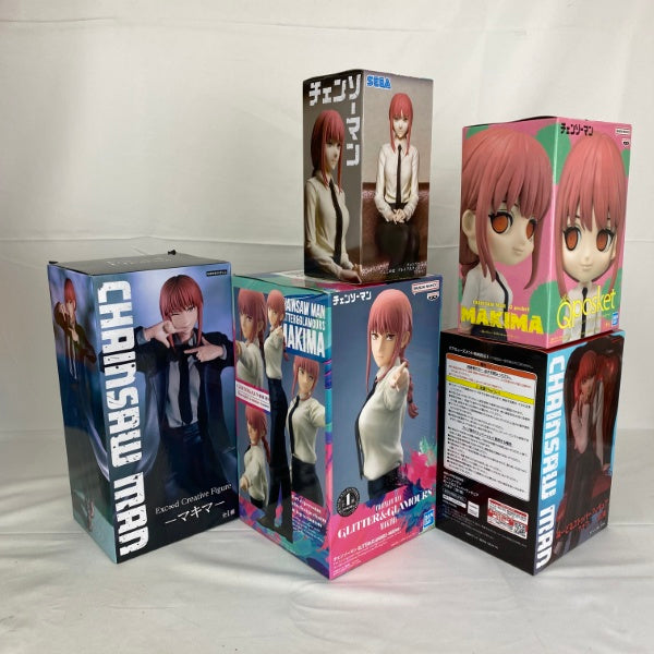 【中古】【未開封】【セット】アニメ「チェンソーマン」 マキマ プライズセット 5点＜フィギュア＞（代引き不可）6541