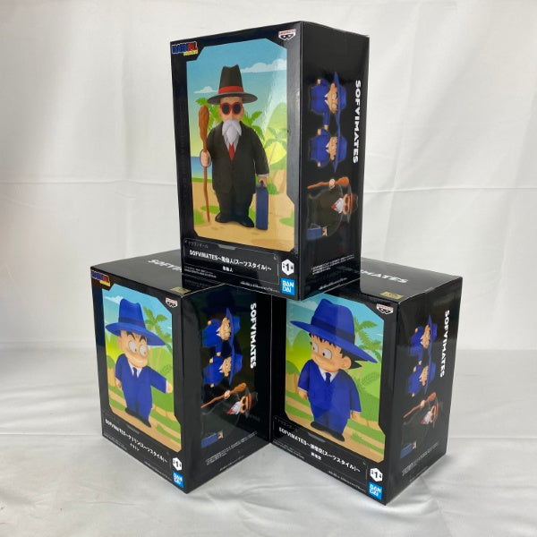 【中古】【未開封】【セット】ドラゴンボール SOFVIMATES〜孫悟空/クリリン/亀仙人(スーツスタイル)〜 3点B＜フィギュア＞（代引き不可）6541