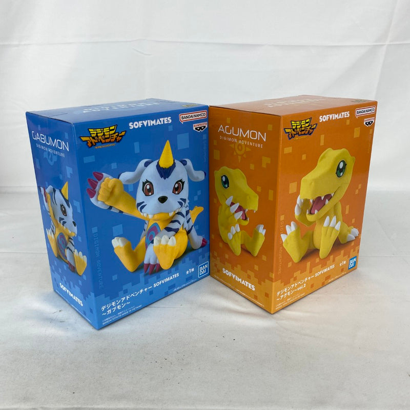 【中古】【未開封】【セット】デジモンアドベンチャー SOFVIMATES〜ガブモン/アグモン vol.2〜 2点＜フィギュア＞（代引き不可）6541