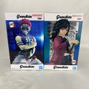 【中古】【未開封】【セット】アニメ「鬼滅の刃」 Grandista-TOMIOKA GIYU/AKAZA- 2点＜フィギュア＞（代引き不可）6541