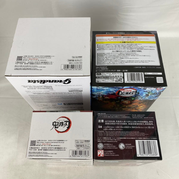 【中古】【未開封】【セット】アニメ「鬼滅の刃」 童磨 プライズフィギュア 4点＜フィギュア＞（代引き不可）6541