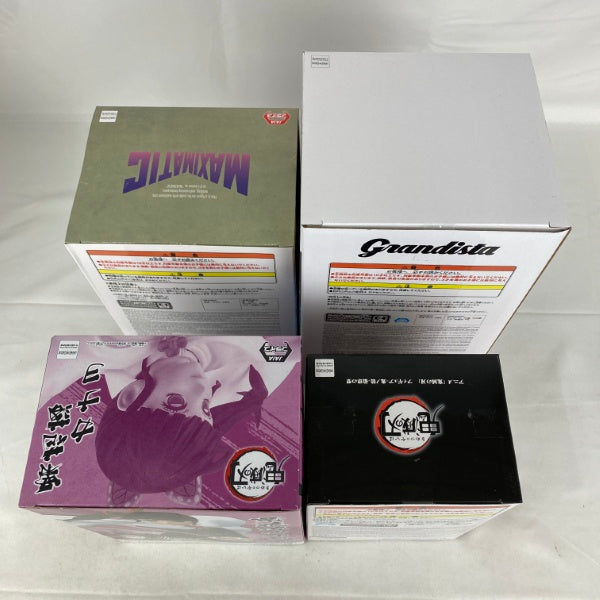 【中古】【未開封】【セット】アニメ「鬼滅の刃」 童磨/胡蝶しのぶ/栗花落カナヲ プライズフィギュア 4点＜フィギュア＞（代引き不可）6541