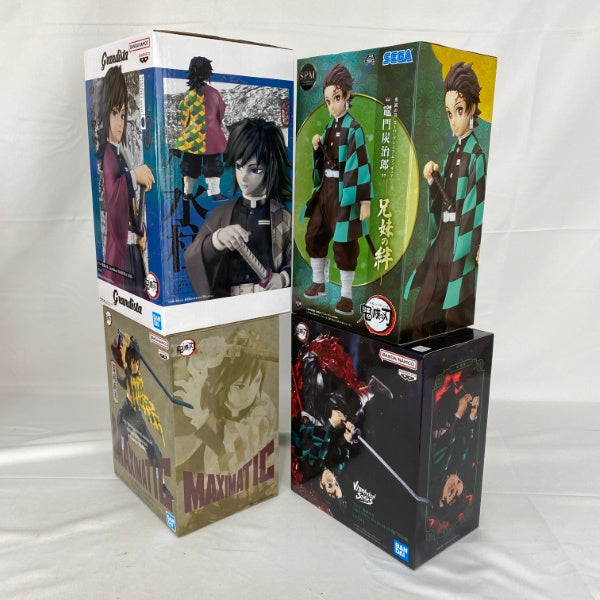 【中古】【未開封】【セット】鬼滅の刃 冨岡義勇/竈門炭治郎 プライズフィギュア 4点＜フィギュア＞（代引き不可）6541