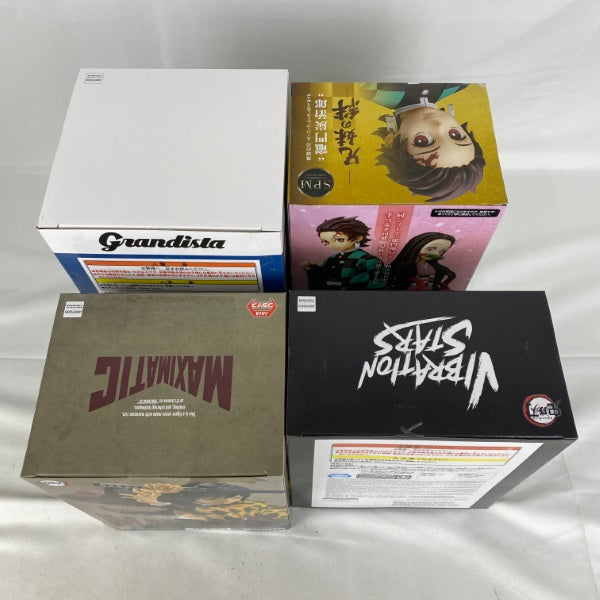 【中古】【未開封】【セット】鬼滅の刃 冨岡義勇/竈門炭治郎 プライズフィギュア 4点＜フィギュア＞（代引き不可）6541