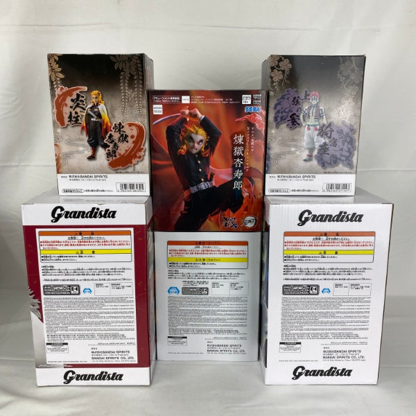 【中古】【未開封】【セット】鬼滅の刃 煉獄杏寿郎/猗窩座 プライズフィギュア 6点＜フィギュア＞（代引き不可）6541