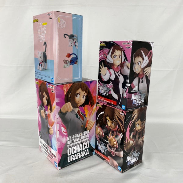 【中古】【未開封】【セット】僕のヒーローアカデミア 麗日お茶子 プライズフィギュア 4点＜フィギュア＞（代引き不可）6541