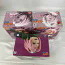 【中古】【未開封】【セット】NARUTO-ナルト- 疾風伝 春野サクラ プライズフィギュア 3点＜フィギュア＞（代引き不可）6541