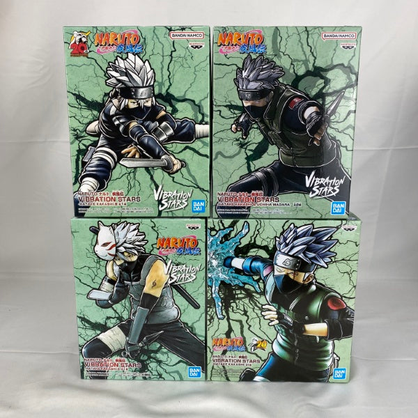 【中古】【未開封】【セット】NARUTO-ナルト- 疾風伝 はたけカカシ VIBRATION STARS 4点＜フィギュア＞（代引き不可）6541
