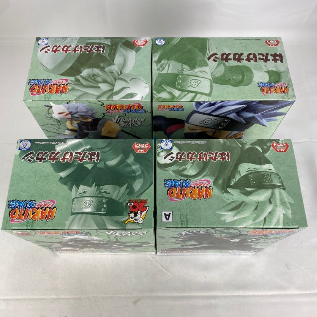 【中古】【未開封】【セット】NARUTO-ナルト- 疾風伝 はたけカカシ VIBRATION STARS 4点＜フィギュア＞（代引き不可）6541