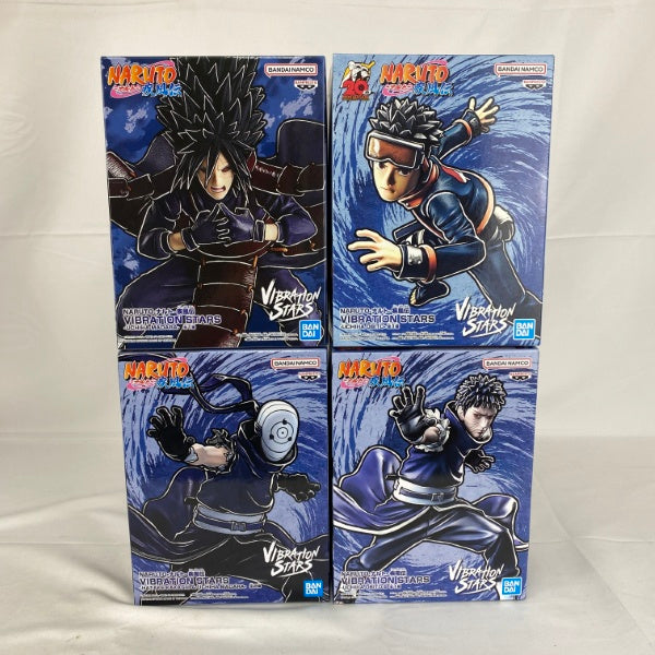 【中古】【未開封】【セット】NARUTO-ナルト- 疾風伝 うちはオビト/うちはマダラ VIBRATION STARS 4点＜フィギュア＞（代引き不可）6541