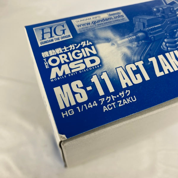 【中古】【未組立】1/144 HG MS-11 アクト・ザク 「機動戦士ガンダム THE ORIGIN MSD」 プレミアムバンダイ限定 [0224804]＜プラモデル＞（代引き不可）6541