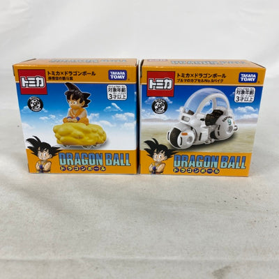 【中古】【未開封】【セット】ドリームトミカ トミカ×ドラゴンボール 孫悟空の筋斗雲/ブルマのカプセルNo.9バイク 2点＜おもちゃ＞（...