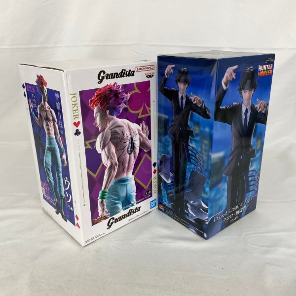 HUNTER×HUNTER ヒソカ クロロ プライズ フィギュア 中古】【未開封】【セット】HUNTER×HUNTER -ヒソカ/クロロ- プライズ