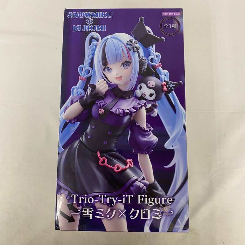 中古】【未開封】雪ミク×クロミ 「雪ミク×クロミ」 Trio-Try-iT Figure