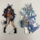 【中古】【開封品】ホロライブ OKFAMSハロウィンコラボ記念 アクリルジオラマスタンド＜コレクターズアイテム＞（代引き不可）6541